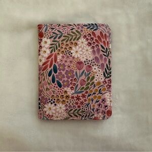 Pink Floral Passport Cover